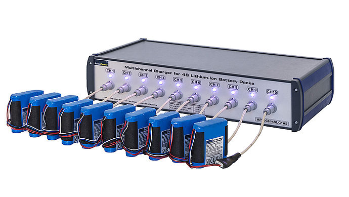 Multi-channel charging station for 1S – 5S Li-Ion / Li-Po batteries