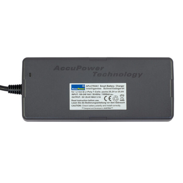AccuPower 7S Charger for Li-Ion/Li-Poly Packs 25,2V/25,9V