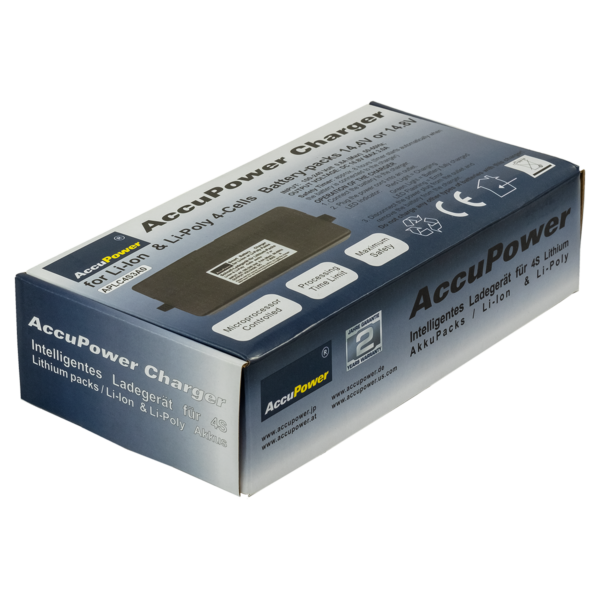 AccuPower 4S Charger for Li-Ion/Li-Poly Packs 14,4V/14,8V