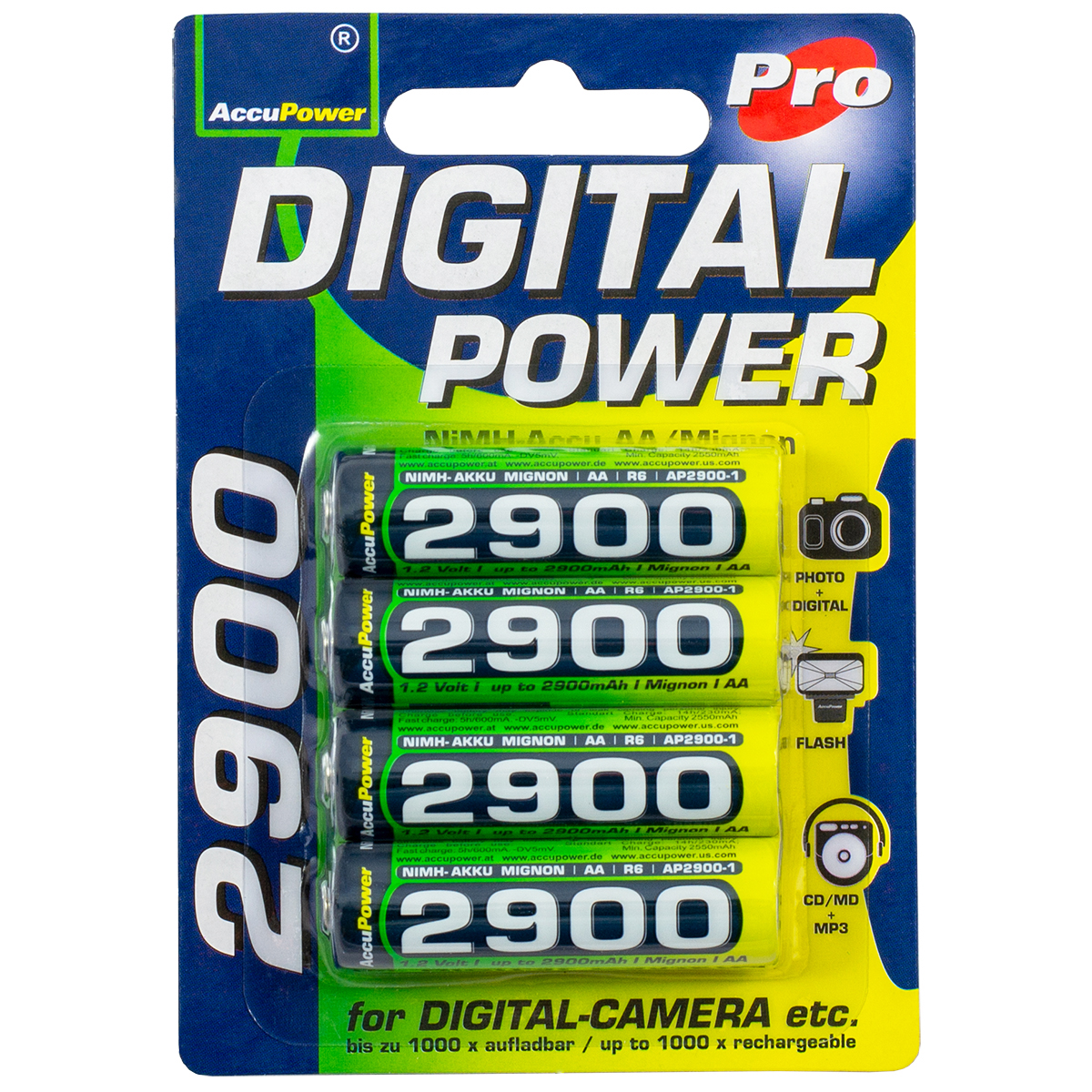 AccuPower AP2900-4 AA/Mignon/LR6 battery 4 pcs.
