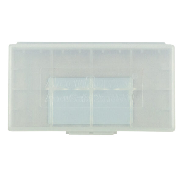 AccuPower AccuSafe storage box for 2x 18650 or 4x CR123 cells